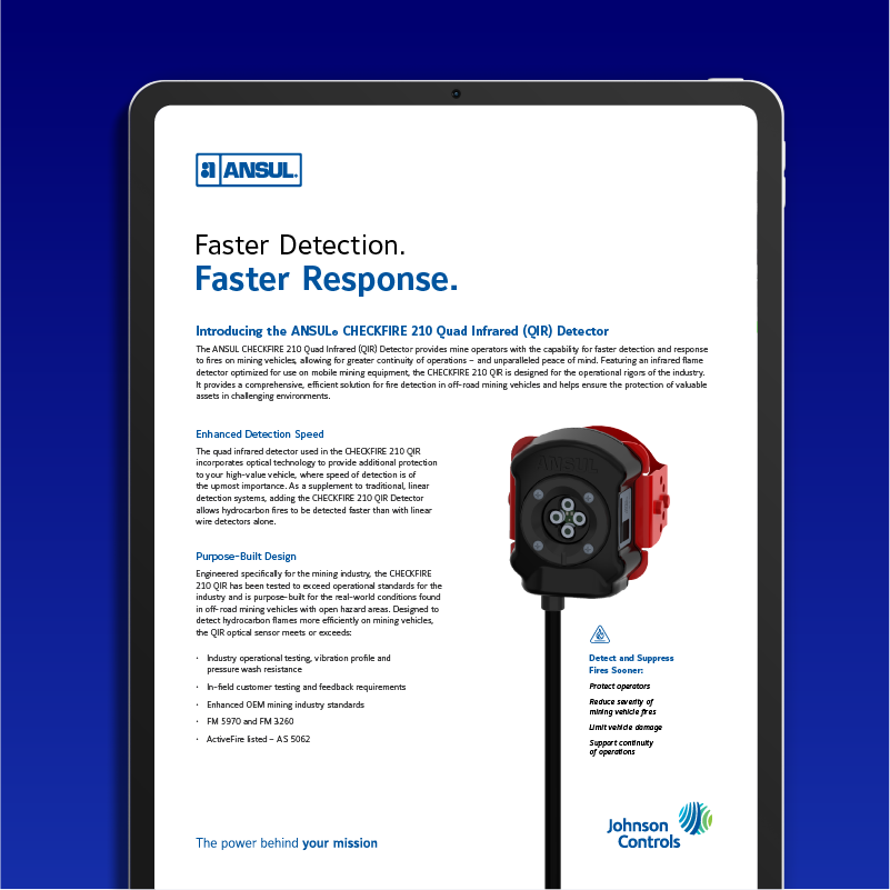 ANSUL CHECKFIRE 210 Quad Infrared Brochure Thumbnail