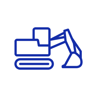 Industrial vehicle icon
