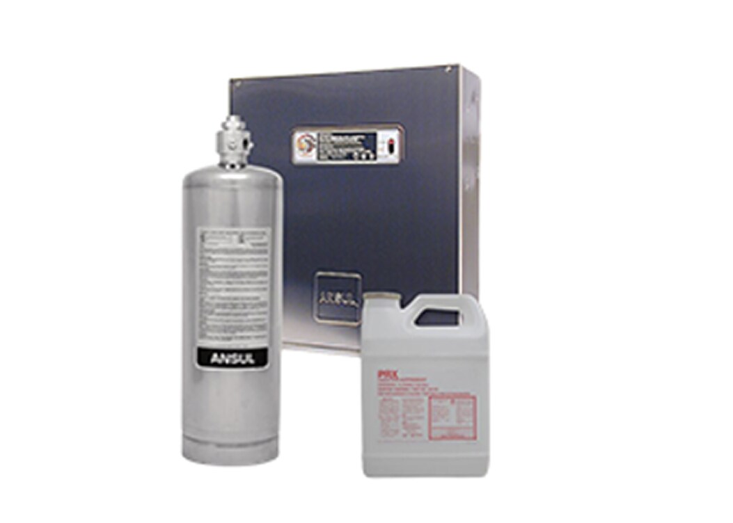 PIRANHA dual agent restaurant fire suppression system