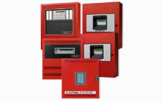 A collection of AUTOPULSE fire control panels from Ansul